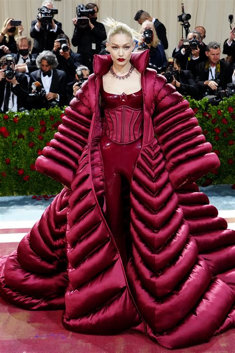 gigi hadid versace red|met gala 2022 Gigi Hadid.